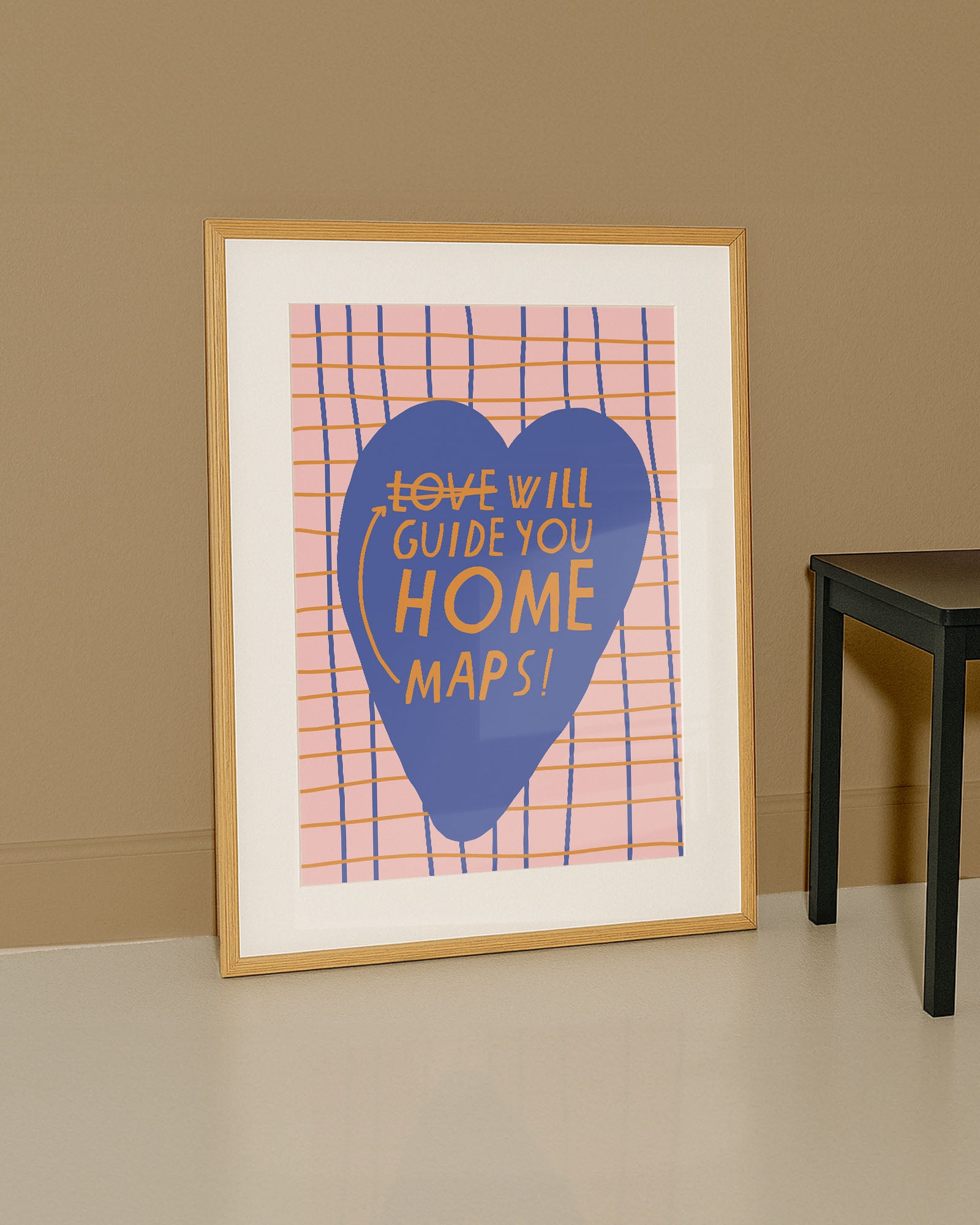MAPS WILL GUIDE YOU HOME PRINT