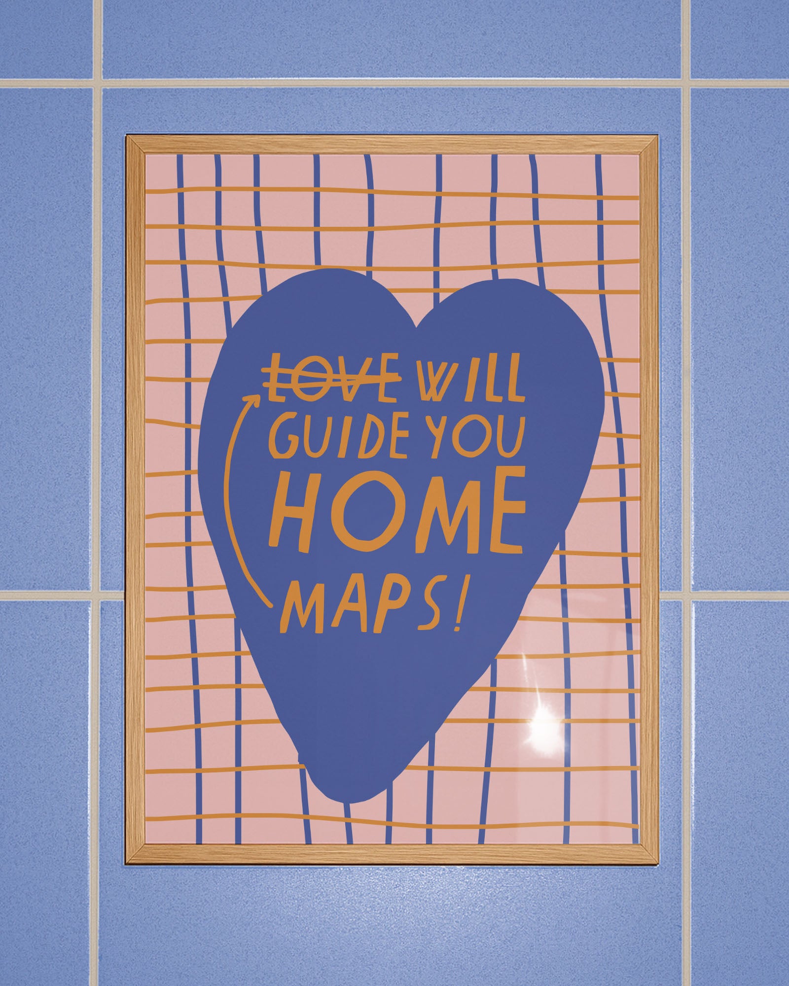 MAPS WILL GUIDE YOU HOME PRINT